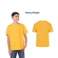 thumbnail image 3 of Playera Peso Completo Yazbek de Cuello Redondo y Manga Corta Unisex para jóvenes Color Mango Talla Extra Chica, 3 of 3