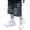 207Black540, variant on HAYIMI Children Boys Summer Denim Shorts Cool Distressed Cargo Pocket Casual Knee Length Shorts Lightweight Comfortable Kids Birthday Solid Color Bottoms