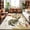 Brown, variant on Rustic Rooster Hens Washable Round Area Rug 3 ft, Farmhouse Animal Mushroom Country Soft Non Slip Rugs Stain Repellent Indoor Felt Carpet for Living Dining Room Bedroom Home Office