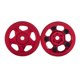 thumbnail image 1 of 2 bujes de llanta de metal de 2,1" para coche RC Axial SCX24 C10 JLU B-17 modificado rojo, 1 of 5