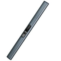 HDWUEN Smart Electric Lighter,Rechargeable Lighter With Power Display for Camping Hiking BBQ,Gray