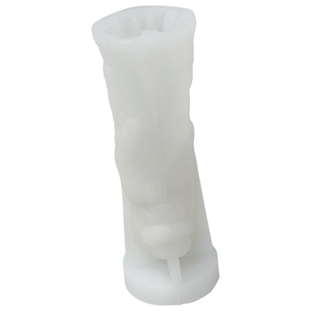 Molde Para Jabones, Artesanía Hecha A Mano, Molde De Fundición De Resina Para Boda, Acción De Gracias, Novio, 4,3x12cm Sunnimix Fundición de silicona para velas