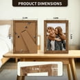 thumbnail image 2 of AEVETE 4x6 Picture Frames Rustic Wood Tabletop or Wall Display for Home Decor and Gifts, 2 Pack, 2 of 6