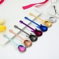 thumbnail image 2 of Wovilon Stainless Steel Spoon Guitar Spoon Coffee Stirring Spoon Ice Bar Spoon Music Bar Spoon Mug Spoon, 2 of 3