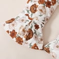 thumbnail image 5 of Mercatoo Cute Baby Girl Clothes Baby Girl Clothes Outfits Cotton Solid Color Tops Casual 2PC Set, 5 of 6