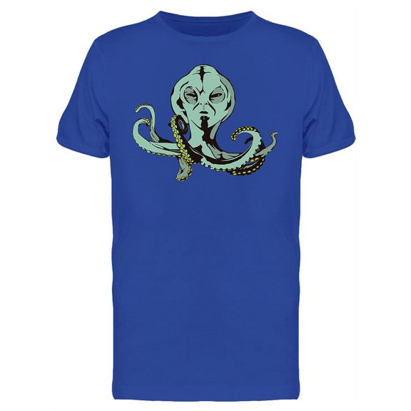 Alien Octopus T-Shirt Men -Image by Shutterstock, Male Large