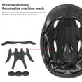 thumbnail image 3 of Casco De Bicicleta, Equipo De Protección De Carcasa Dura Multicolor, Suministros De Ciclismo, Accesorios De Ciclismo Exquisitos, Equipo Deportivo Unisex De Carretera Sweethay OD014978-02, 3 of 6