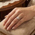 thumbnail image 2 of Pompeii 1 1/2Ct Cushion Solitaire Diamond Engagement Ring 14k Gold Lab Grown (F/G,VS1-VS2), 2 of 2