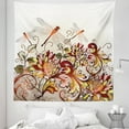 thumbnail image 1 of Spring Tapestry, Flower Field Foliage with Dragonflies Season Shabby Classic Leaves Pattern, Fabric Wall Hanging Decor for Bedroom Living Room Dorm, 5 Sizes, Multicolor, by Ambesonne, 1 of 1