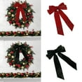 thumbnail image 3 of 4 PCS Christmas Tree Garland Bow Decoration Red Hanging Bows for Staircase Mantel Wreath Decor Festive Home Decorations for Holiday Party Indoor and Outdoor Use, 3 of 7