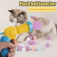thumbnail image 2 of Pet Toy Ball Creative Interactive Plush Balls+Launching Guns UK New T3C5, 2 of 8