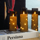 thumbnail image 3 of 5p Velas Eléctricas Led 5.5cm Contral Remoto Flama Realista Gris_5Pzas_5cm, 3 of 5
