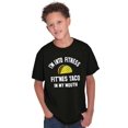 thumbnail image 5 of Im into Fitness Taco In My Mouth Gym Crewneck T Shirts Boy Girl Teen Brisco Brands L, 5 of 6
