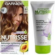 Garnier Nutrisse Ultra Color Hair Color and Anti-Brass Treatment, Icing Swirl BY1, Balayage Kit, Pack of 1