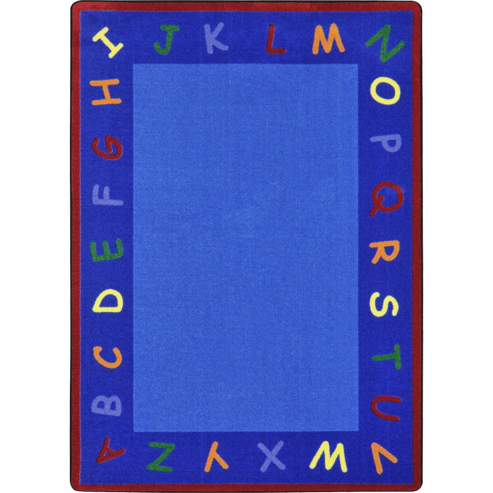 Joy Carpets Kid Essentials New Beginnings 5 4 x 7 8 Area Rug in Color Multi