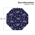 thumbnail image 2 of Yiaed Bicycle1 Print Leather Coasters for Drinks - Cup Coasters Coffee Table Kitchen Table Bar, Home & Office Gifts Handmade Drink Coasters-Octagon, 2 of 6