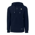 thumbnail image 2 of Men's Cutter & Buck  Navy Notre Dame Fighting Irish Alumni Logo Roam Eco Recycled Half-Zip Pullover Hoodie, 2 of 3