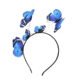 thumbnail image 3 of Diadema de mariposa Zulema estilo boho azul 16 x 20 x 2 cm, 3 of 8