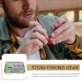 thumbnail image 5 of FENGGUIQU 1Pc Green Fishing Tackle Box Large Capacity Storage Container, 5 of 8