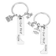 thumbnail image 5 of Keyrings2Pcs Our First Home Our First Home Keyrings Stainless Steel Keychain Top of the Line, 5 of 5