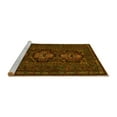 thumbnail image 2 of Ahgly Company Machine Washable Indoor Round Persian Yellow Traditional Area Rugs, 5' Round, 2 of 4