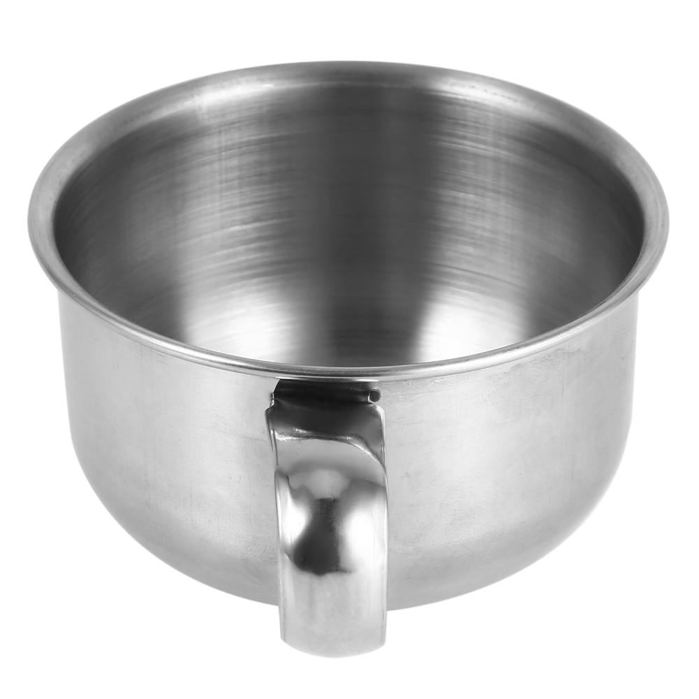 OTVIAP New Stainless Steel Metal Shaving Soap Mug Bowl Cup Shaver Razor Cleansing Foam Tool For Man, Man Shave Bowl, Shaving Mug