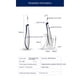 thumbnail image 3 of Cepillo de dientes dental de ondas acústicas eléctricas Limpiador de dientes con vibración engrana Cepillo de dientes, 3 of 5
