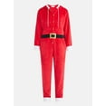 thumbnail image 5 of Christmas Men's SatnaCon Santa Suit One-Piece Union Suit from Holiday Time, Sizes M-XL, 5 of 5