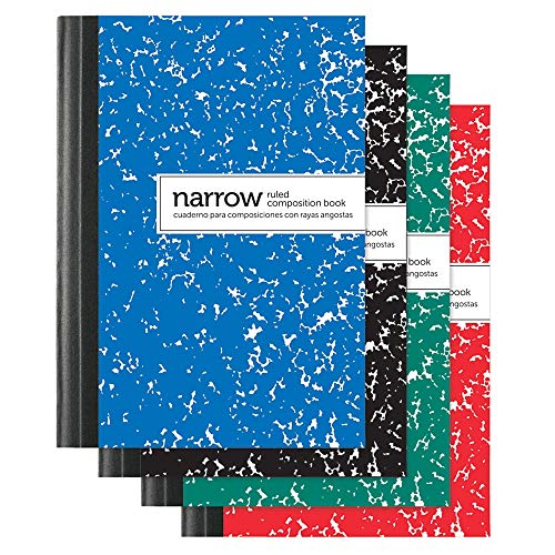 Office Depot Mini Marble composition Books, 3 1/4in x 4 1/2in, Narrow