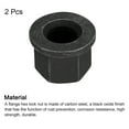 thumbnail image 3 of M18 Flange Hex Nuts, 2 Pack Grade 8.8 Carbon Steel Black Oxide Finished Hex Flange Nuts for Machinery, 3 of 5