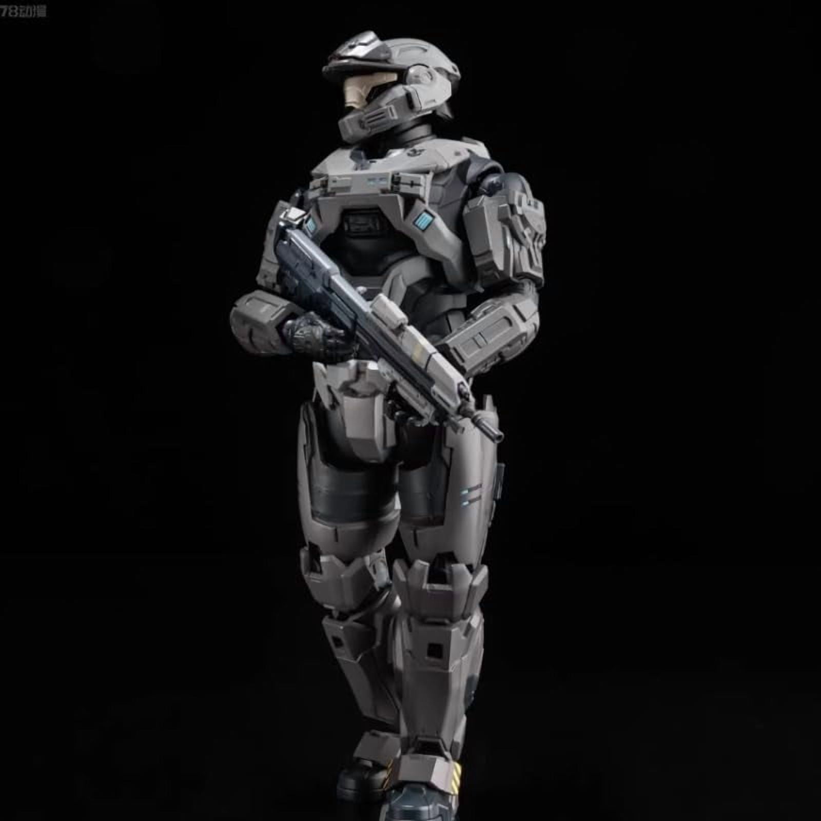 Spartan-B312 Figure Hold A Gun Movable Replacement Spartan-B312 Anime Figures 18cm/7.1inch Handmade PVC Cartoon Manga Game Character Craft Gift