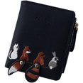 thumbnail image 1 of Fashion Small Zipper Coin Cartoon Women Package Animals Card Purse Wallet Wallet Wallet Holder Tray, 1 of 2