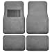 thumbnail image 2 of FH Group Carpet Floor Mats with Heel Pad For Auto Sedan SUV Van, Full Set, Gray, 2 of 5