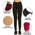 thumbnail image 5 of LAVRA Fleece Lined Women's Leggings| Soft Stretchy Thermal Full Length Fleece Lined Tights & Winter Leggings For Women | Plus Size Leggings & Warm Tight Pants, 5 of 5