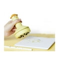 thumbnail image 5 of Aspirador de mano portátil, aspirador de escritorio, limpiador inalámbrico de mano para polvo, mini barredora de polvo de mesa, color amarillo, 5 of 5