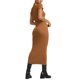 thumbnail image 2 of Txlixc Vestido de punto largo, cuello alto de manga corta Txlixc  moda, 2 of 5