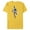 Yellow, variant on Disney Mickey Mouse Football Touchdown Sports - Short Sleeve Blended T-Shirt for Adults - Customized-Yellow