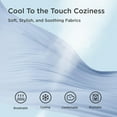 thumbnail image 4 of Premium Cooling Blanket for Extra Large Dog - Q-MAX>0.5, Breathable Summer Washable Cold Pet Mat, Soft Durable Self Cooling Dog Mat for Hot Weather, Pearl Grey, 50x60, 4 of 5