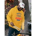 thumbnail image 2 of Happy 4Th Of July American Dad Hoodie Men -Image by Shutterstock, Male Small, 2 of 4