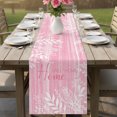thumbnail image 6 of Table Runners 70 Inches Long Dress Scarves, Vintage Blush Pink Farmhouse Coffee/Dining/Kitchen Table Decor, Holiday Table Runner, Farmhouse Florals Leaf Coastal Home 13x70 Inch, 6 of 9