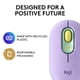 thumbnail image 5 of Logitech POP Mouse ratón inalámbrico con emojis personalizables tecnología SilentTouch diseño compacto Bluetooth multidispositivo, 5 of 9