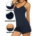 thumbnail image 5 of Sexyfree Women Cami Pajamas Set Lace Trim Sleepwear Sexy Pjs with Shorts Soft Nightwear, 5 of 7