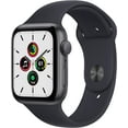 thumbnail image 1 of Apple Watch SE (GPS, 44mm) - Space Grey Aluminium Case with Midnight Sport Band - Regular, 1 of 5
