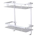 thumbnail image 4 of FOLOYORI Bathroom Shower Organizer 1Set Floating Shelves Silver 31.5 x 14 x 5in for Wall Mounted Use, 4 of 8