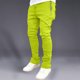 thumbnail image 1 of Ceisia Men's Slim Tapered Athletic Pants High Stretch 3D Pleated Texture with Zippered Cuffs Gifts, 1 of 6