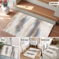 thumbnail image 5 of 2x3 Ft Entryway Area Rug, Beige Gray Kitchen Rug Runner Washable Floor Mat, Abstract Grunge Mottled Neutral Texture Non Slip Indoor Door Mat Throw Carpet for Bathroom Living Room Bedroom, 5 of 8