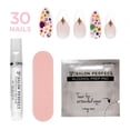 thumbnail image 5 of Salon Perfect Artificial Fake Press On Nails, 480 Charmed French Gems, Medium Almond, File, Glue and Prep Pad Included, 30 Nails, 5 of 7
