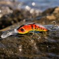 thumbnail image 4 of MInHoues Floating Minnow Lure, 3.94" Hard Artificial Fishing Bait for Long Casting, Realistic Swimbait with Treble Hooks, Freshwater Saltwater Tackle Gear for Bass and Trout, 4 of 5