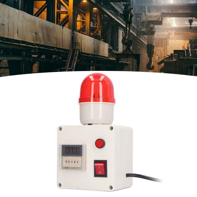 Sirena De Alarma, Función De Sincronización Alto Volumen Enchufe De La UE 220 V Fácil Instalación Bocina De Alarma Buen Sellado Amplia Aplicación Para Producción