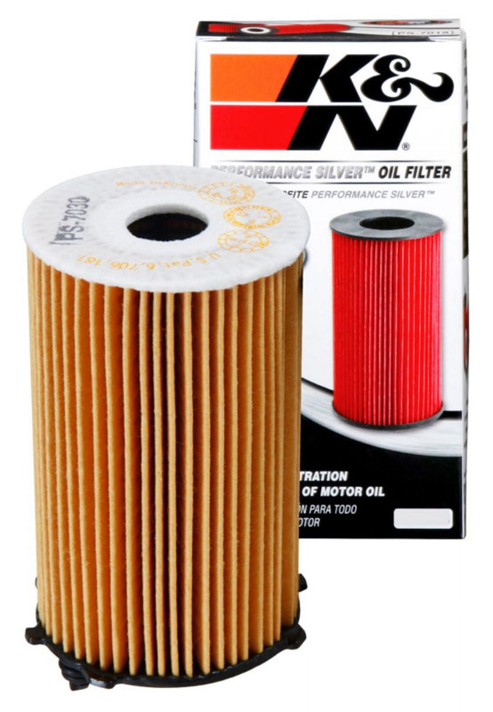 K&N PS-7030 Premium Oil Filter: Designed to Protect your Engine: Fits Select 2010 - 2019 Kia/Hyundai (Sedona, Sorento, Cadenza, K7, Azera, Santa Fe, XL)
